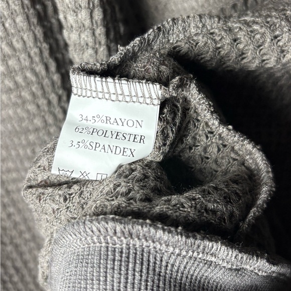 Styleword Textured Lightweight Grey Knit Open Front Cardigan Size XXL - Picture 5 of 10